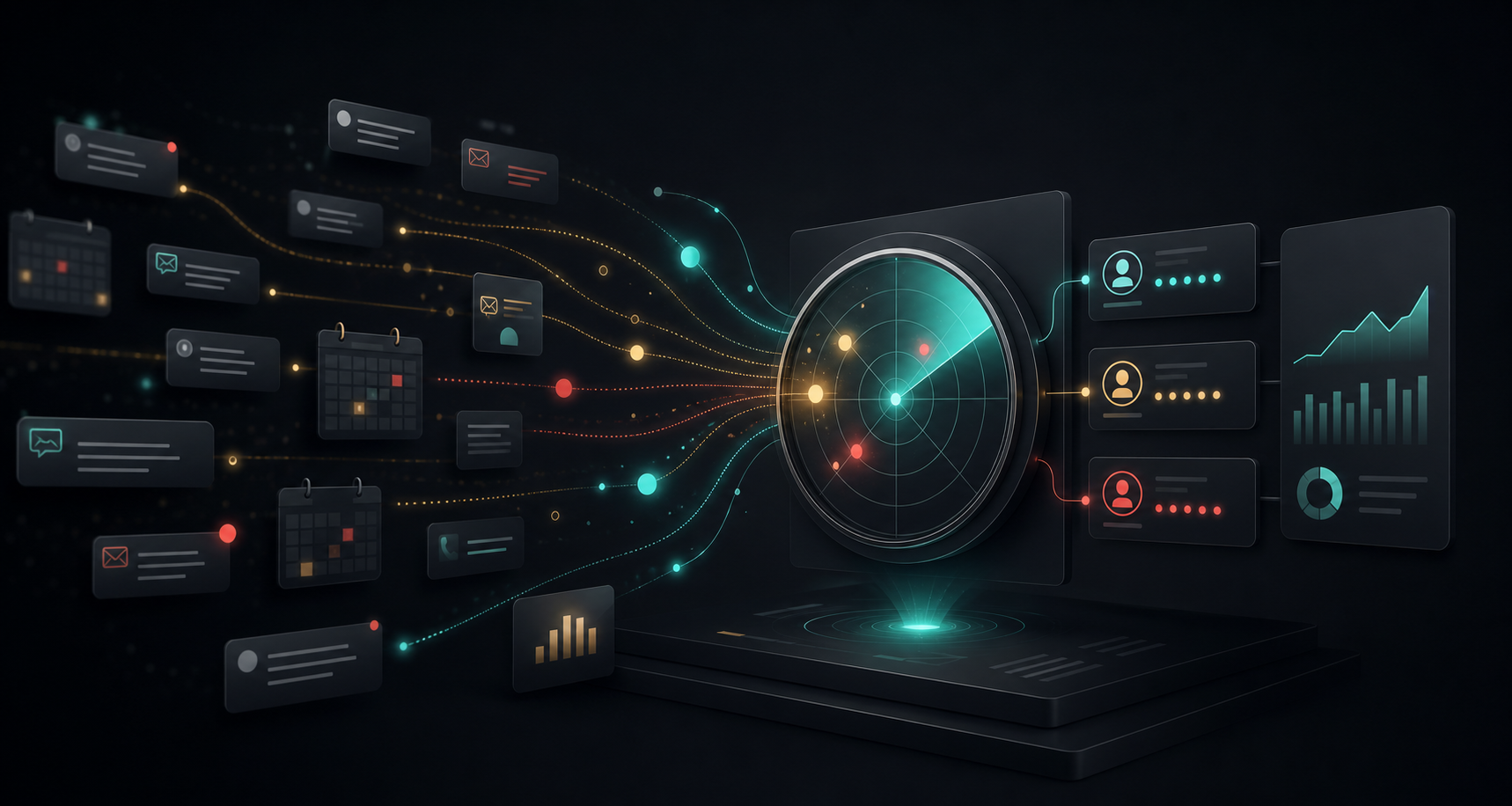 LeakScan revenue radar visualization